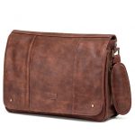 Vegan Leather Messenger Bag