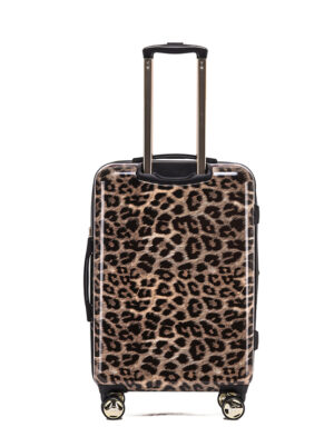 Leopard Medium Trolley Case Back