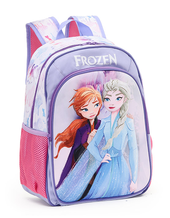Disney Frozen Anna Elsa Classic Designed Girls Backpack with Detachable Insulated Lunch Kit 15 Inch 